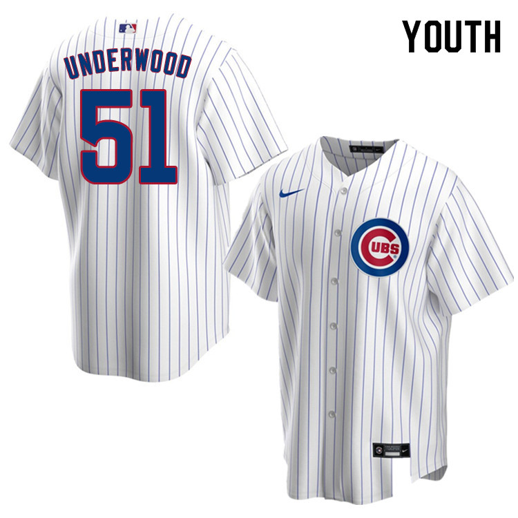 Nike Youth #51 Duane Underwood Chicago Cubs Baseball Jerseys Sale-White